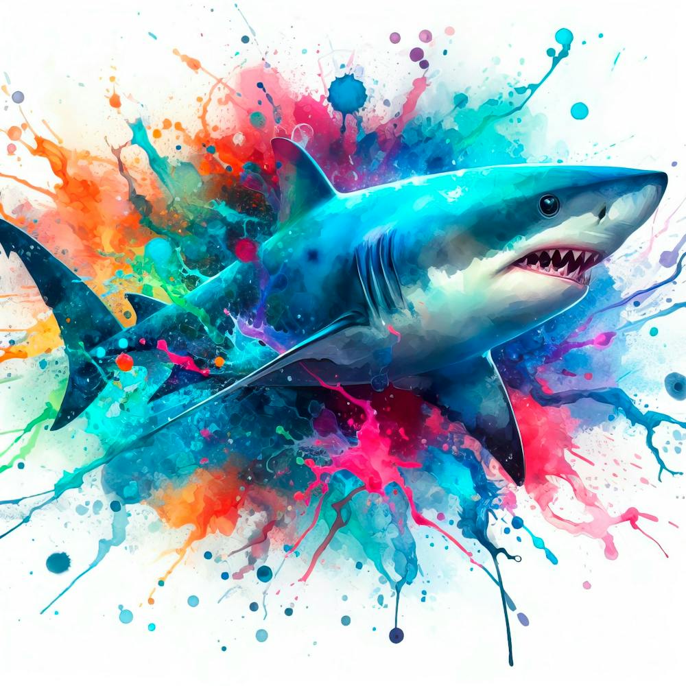 Shark Painting