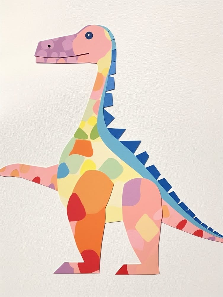 Nursery Dinosaur Art Heterodontosaurus 3