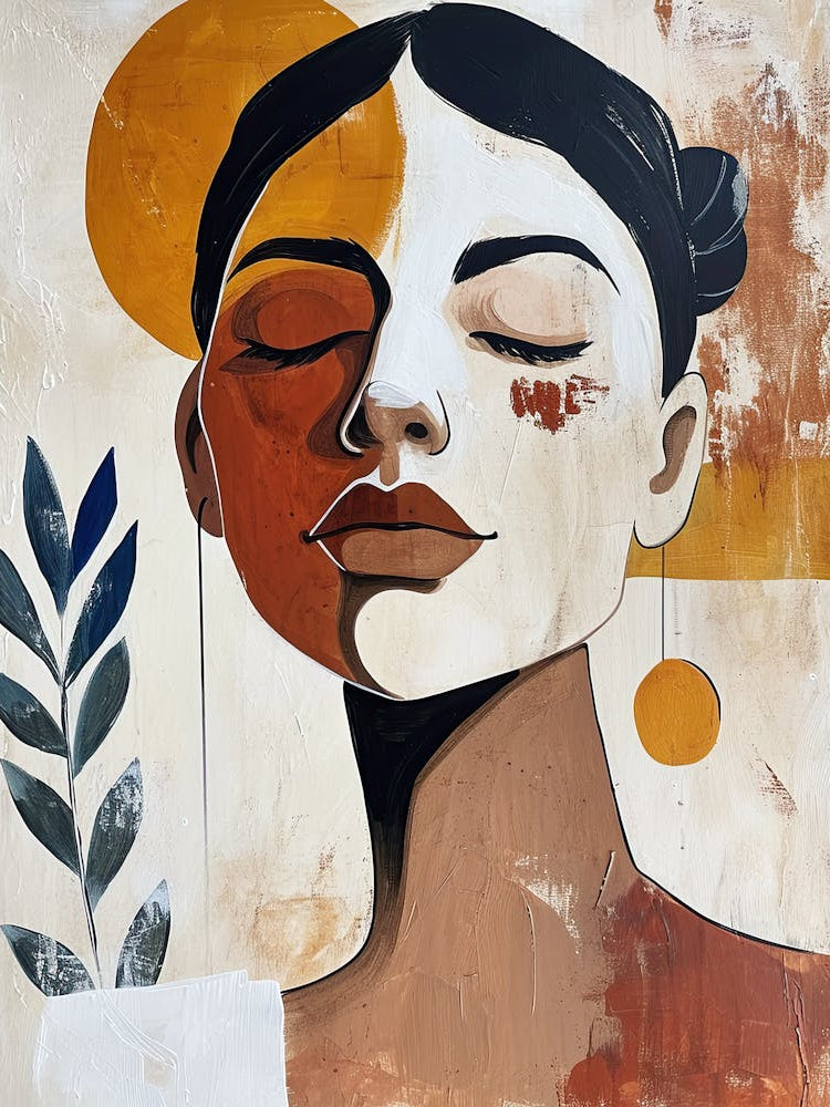 Feathered Dream Spirit, Boho Art Style