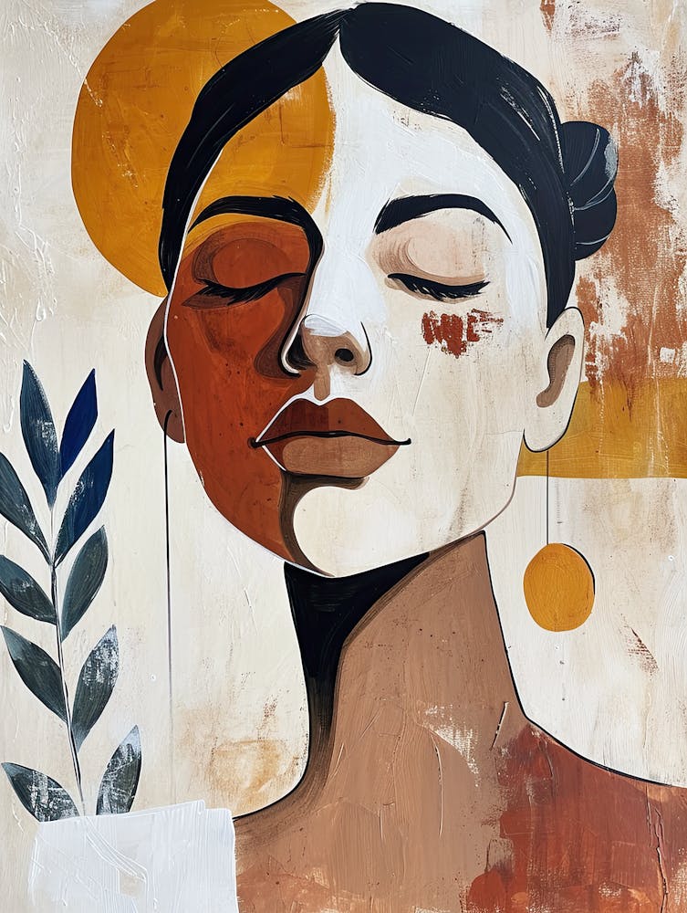 Feathered Dream Spirit, Boho Art Style