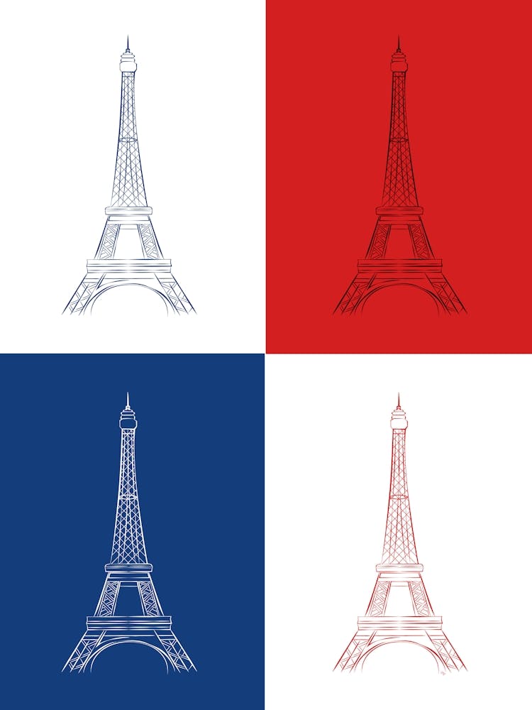 Andy Warhol Eiffel Towers