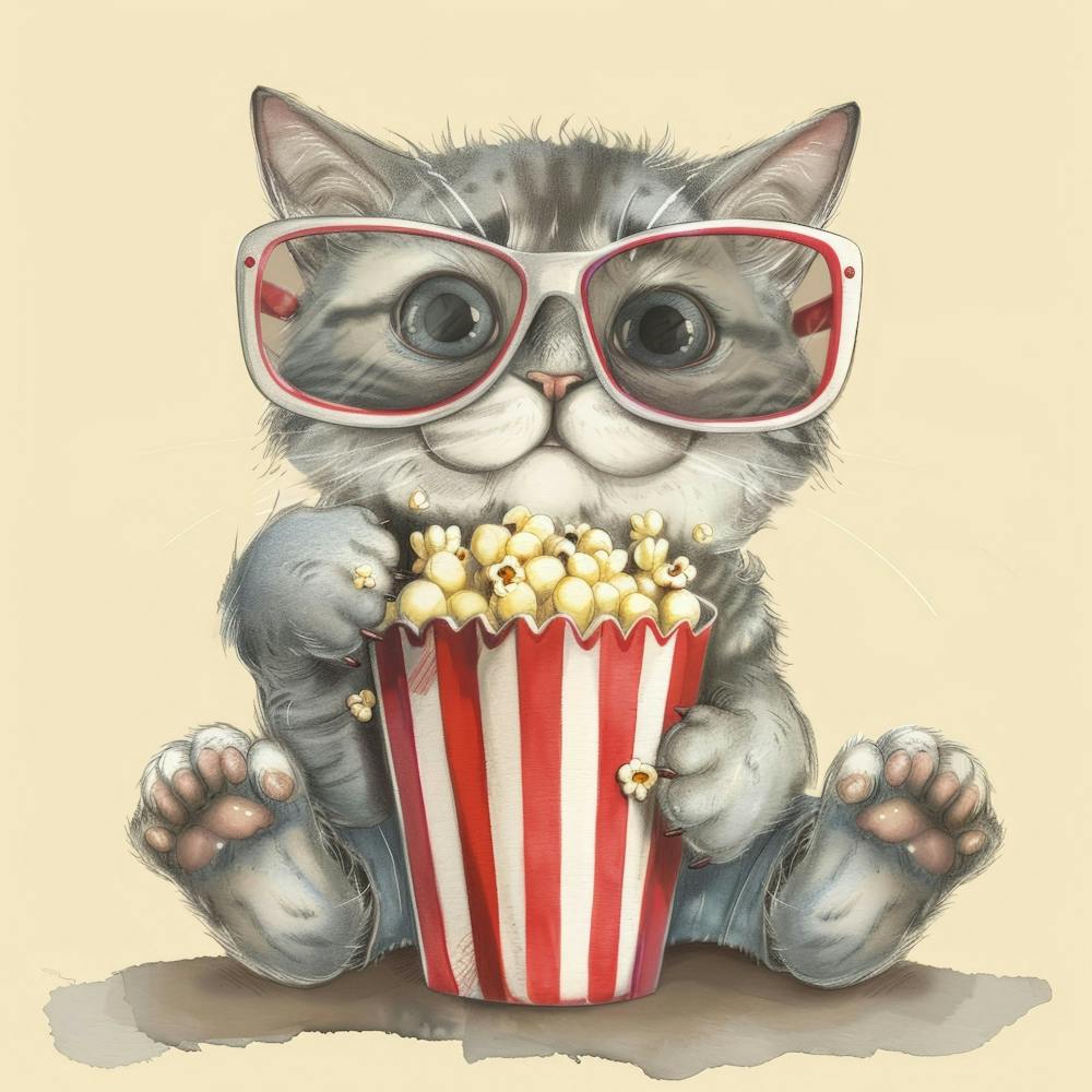 Cat In Glasses 7