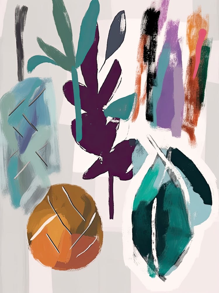 Colourful Chard Illustration 2