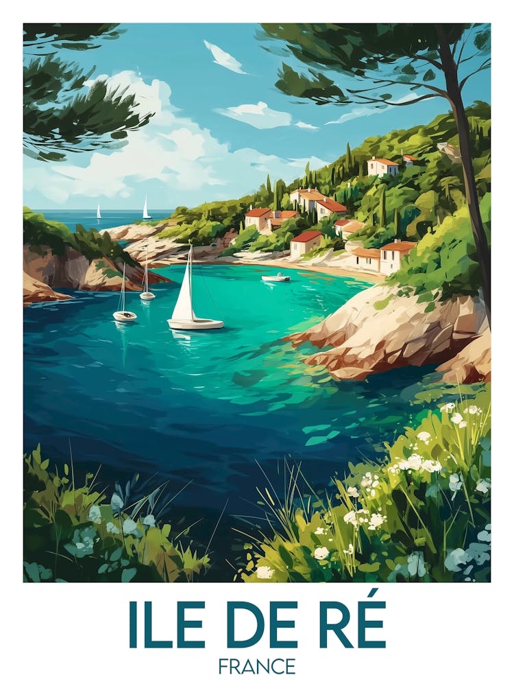 Affiche de voyage Ile De Ré
