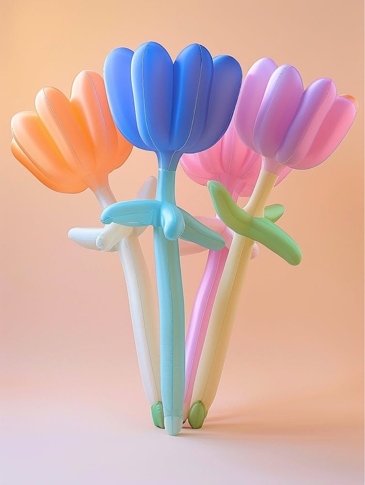 Dreamy Inflatable Flowers Cornflower 2