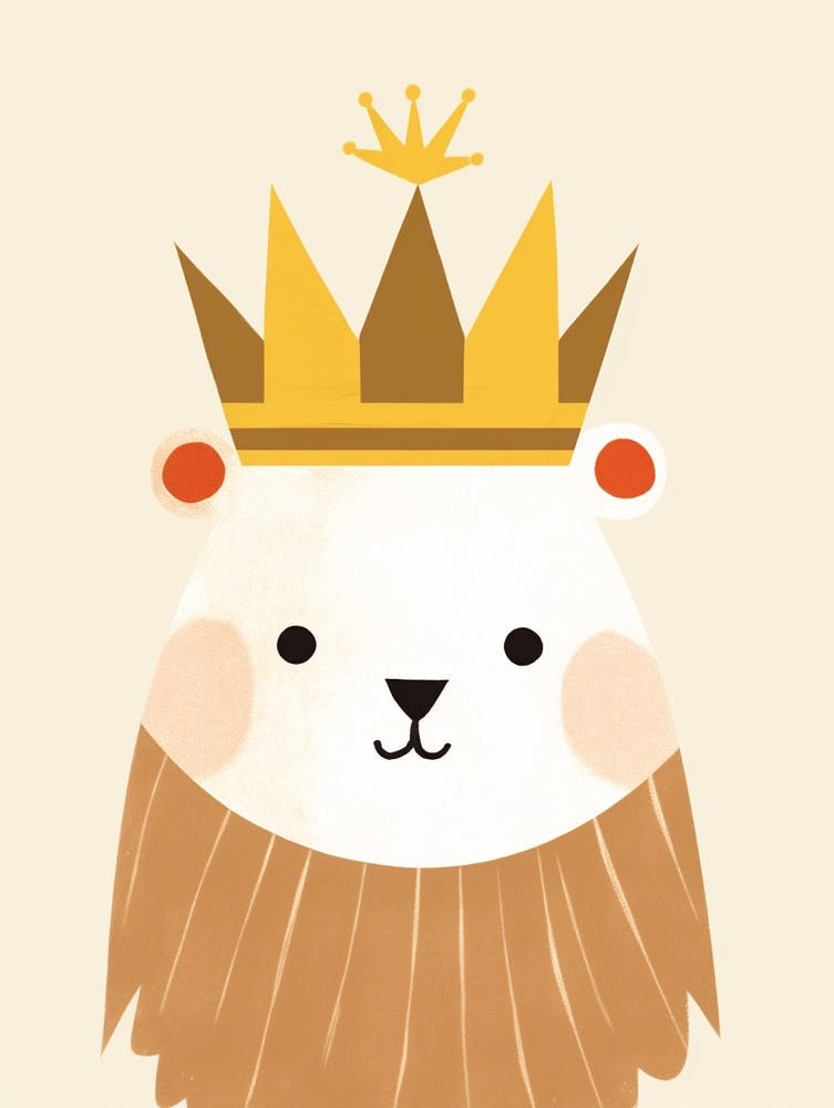 Little Hedgehog 1 Wearing A Crown