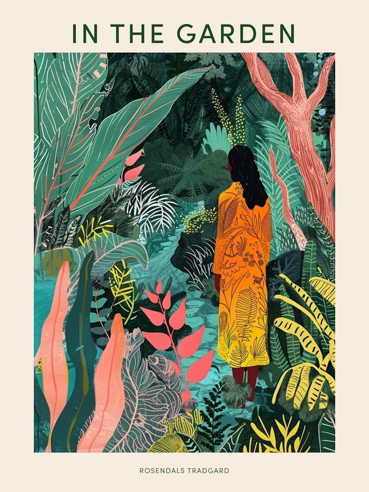 In The Garden Poster Rosendals Tradgard Sweden 1