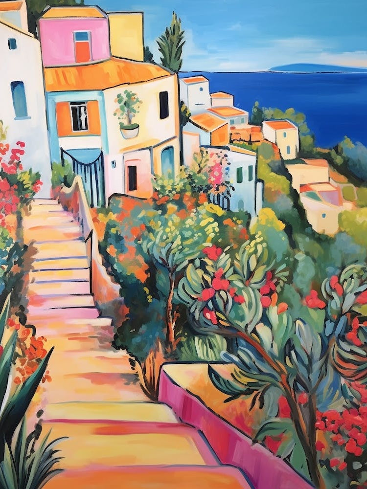 Algarve Portugal 1 Fauvist Painting