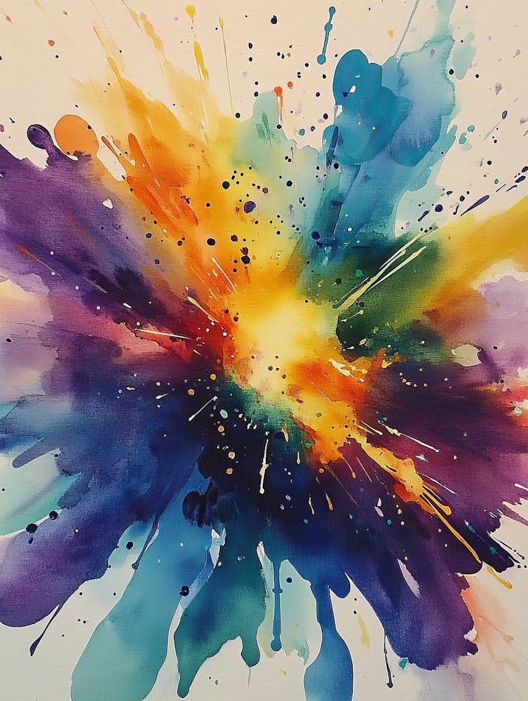 Abstract Watercolor Painting 1