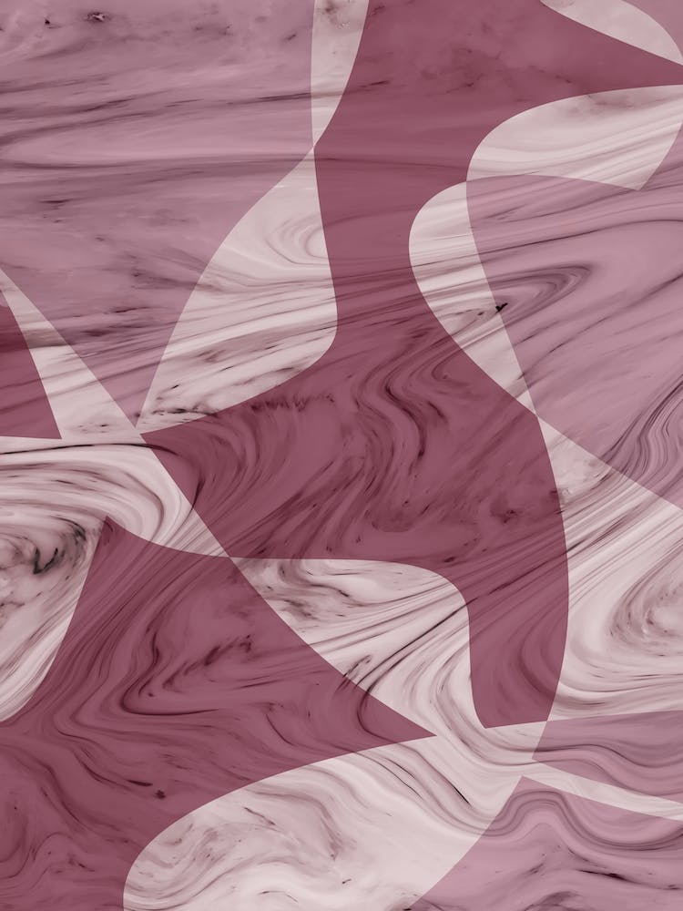 Abstract Pink Marble