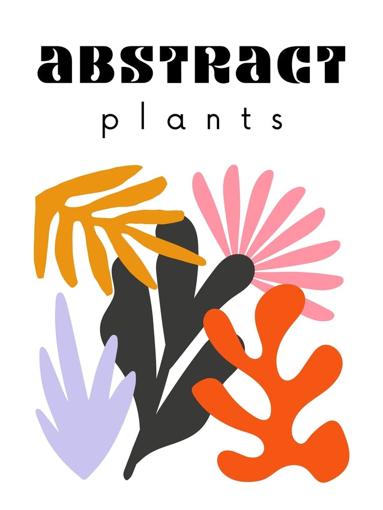 Abstract Plants Poster 6