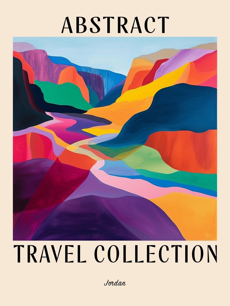 Abstract Travel Collection Poster Jordan 4