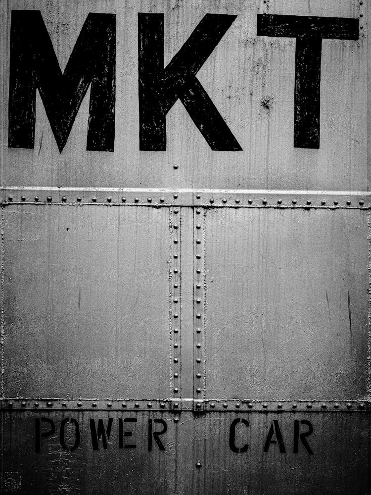 MKT power car Black & White