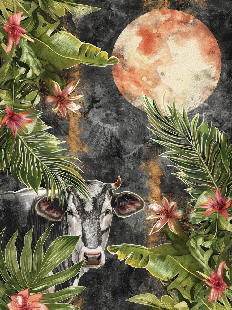 Cow In The Jungle