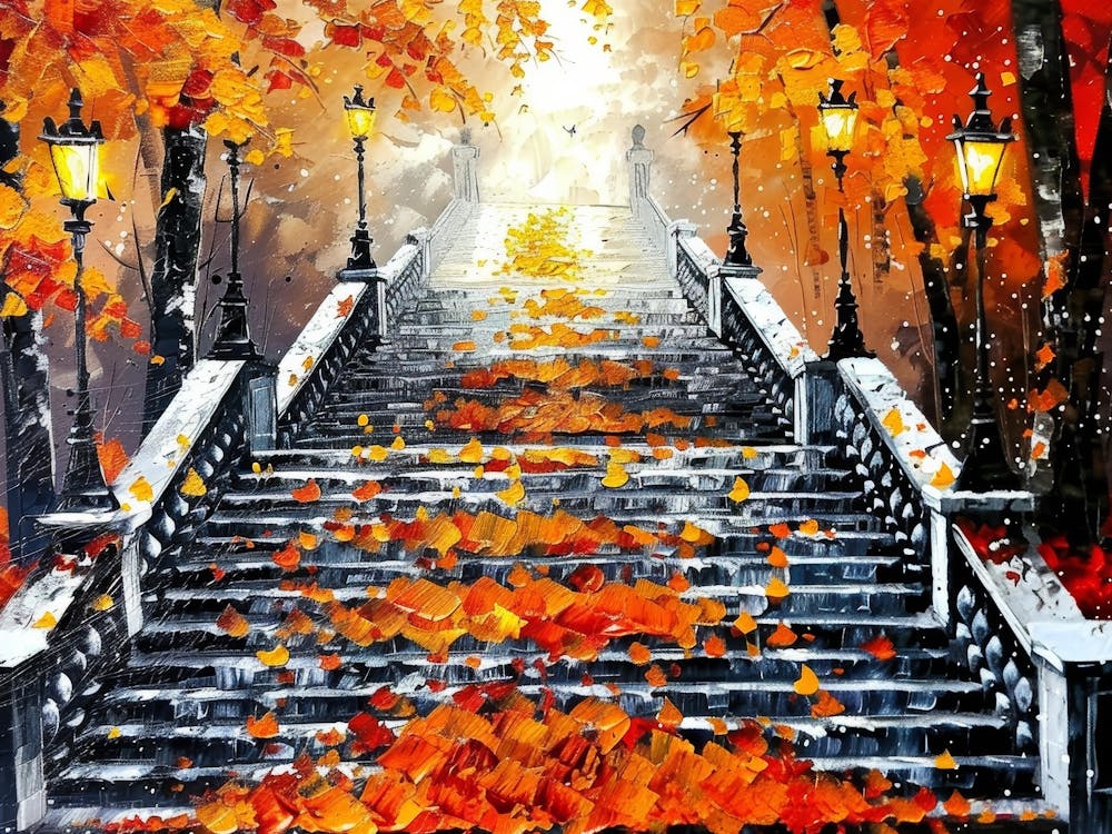 Autumn Stairway