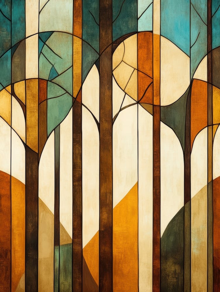 Abstract Tree Painting 1