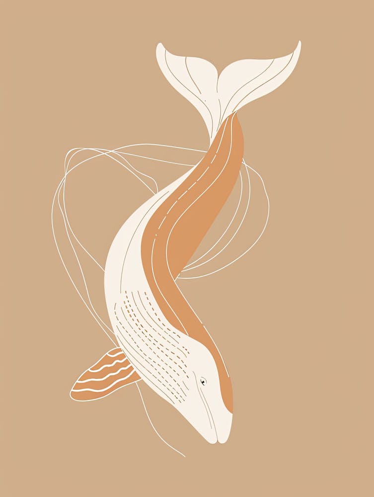 Wal-Illustration - Boho, Line Art