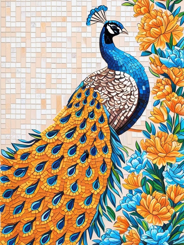 Peacock Mosaic 4
