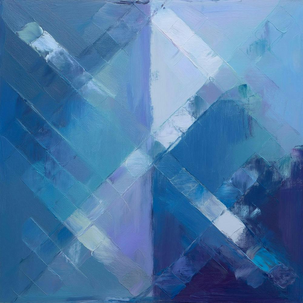 Abstract Blue Painting 1