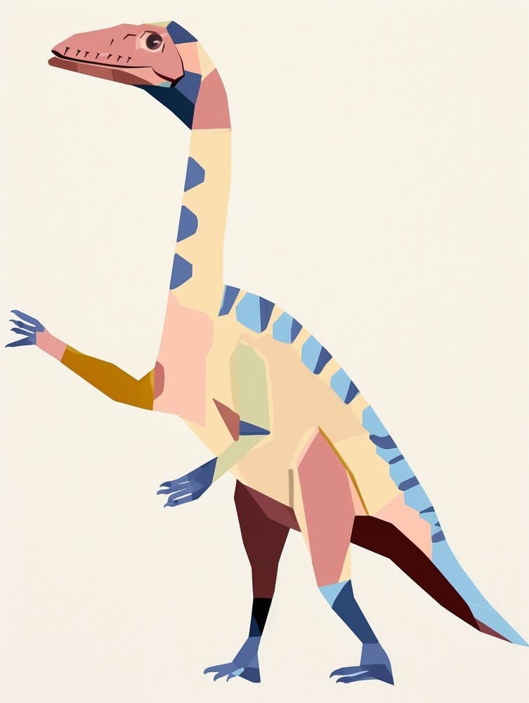 Nursery Dinosaur Art Troodon