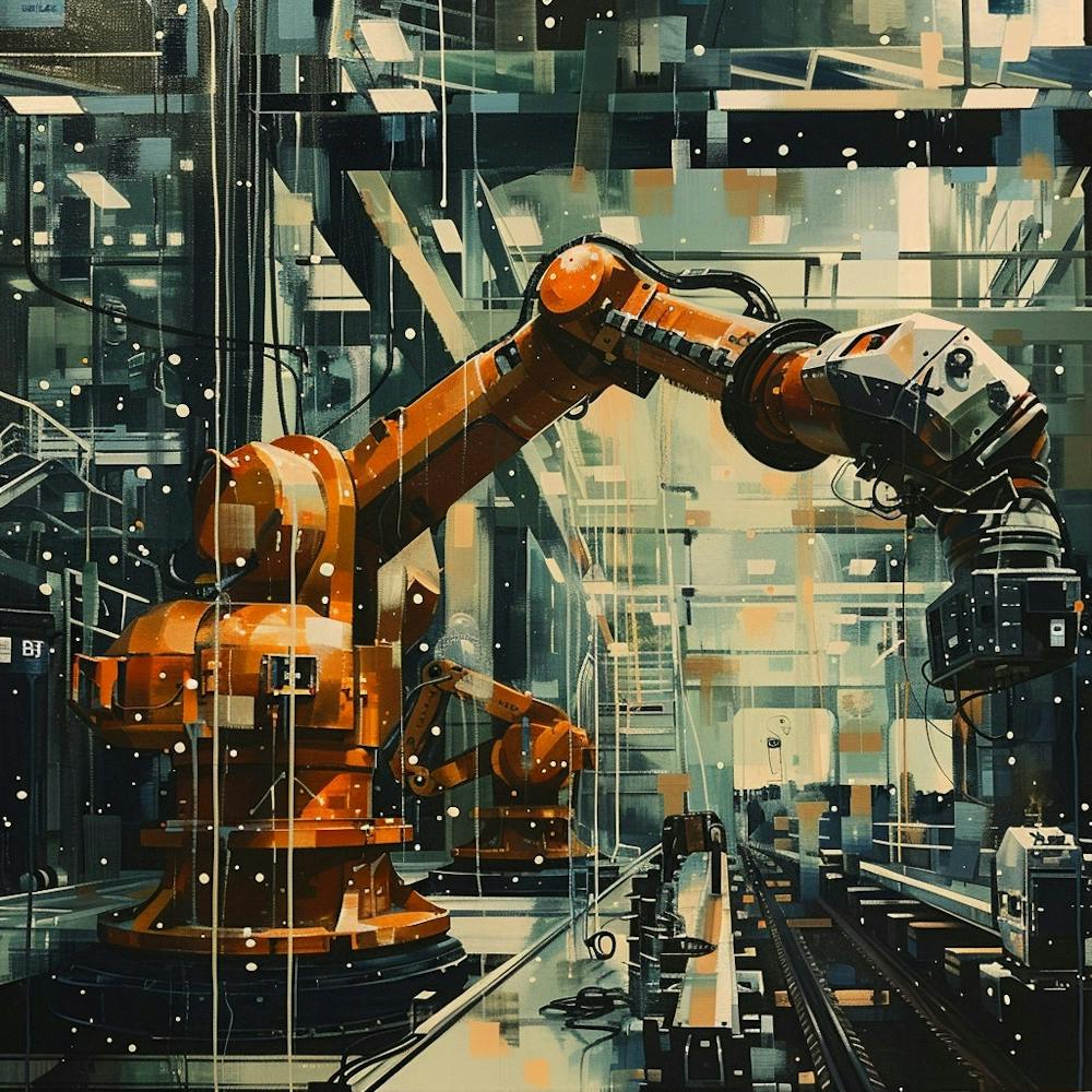 A Workflow Automation Oil Painting Illustration 1718669324 3