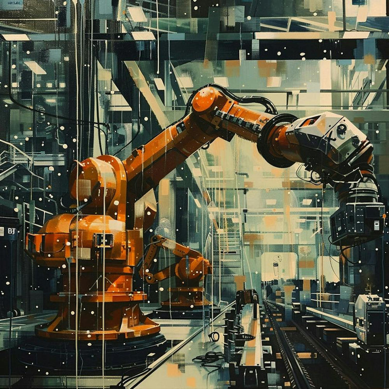 Une illustration de peinture à l'huile d'automatisation de flux de travail 1718669324 3