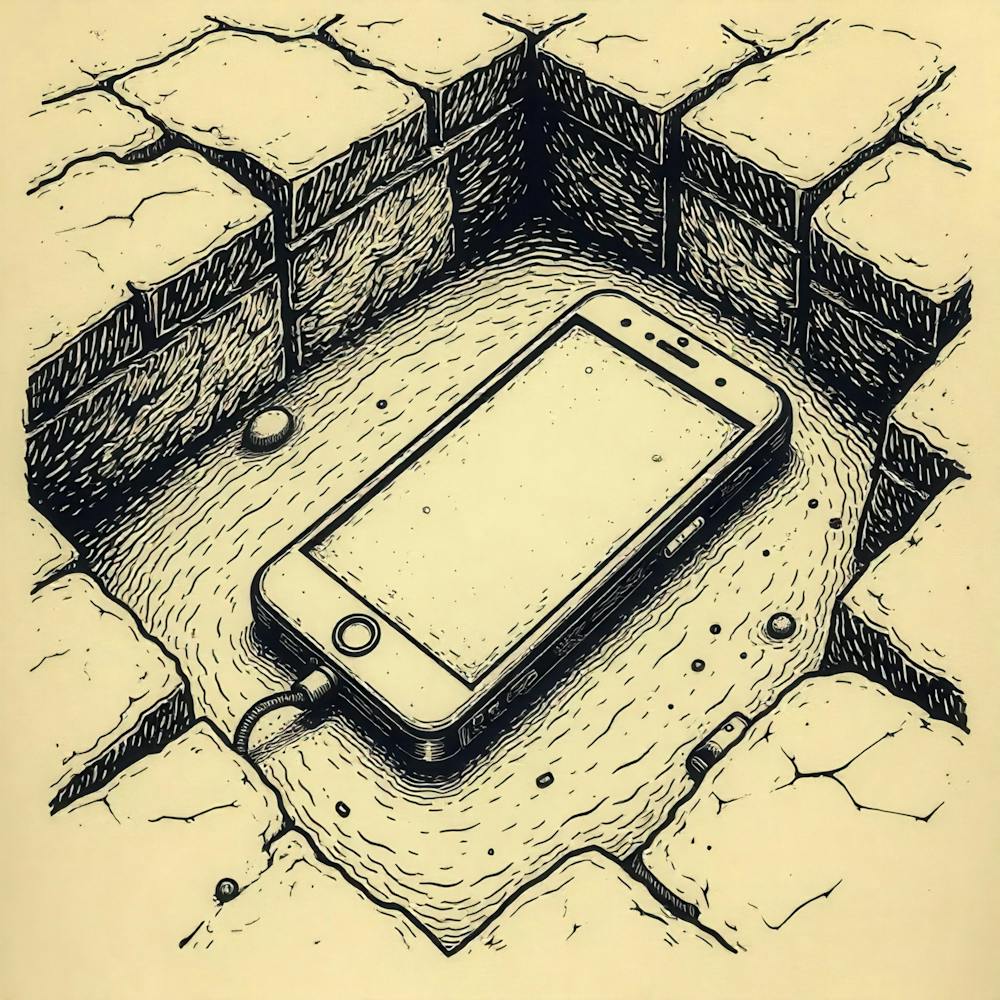 Iphone Im Loch