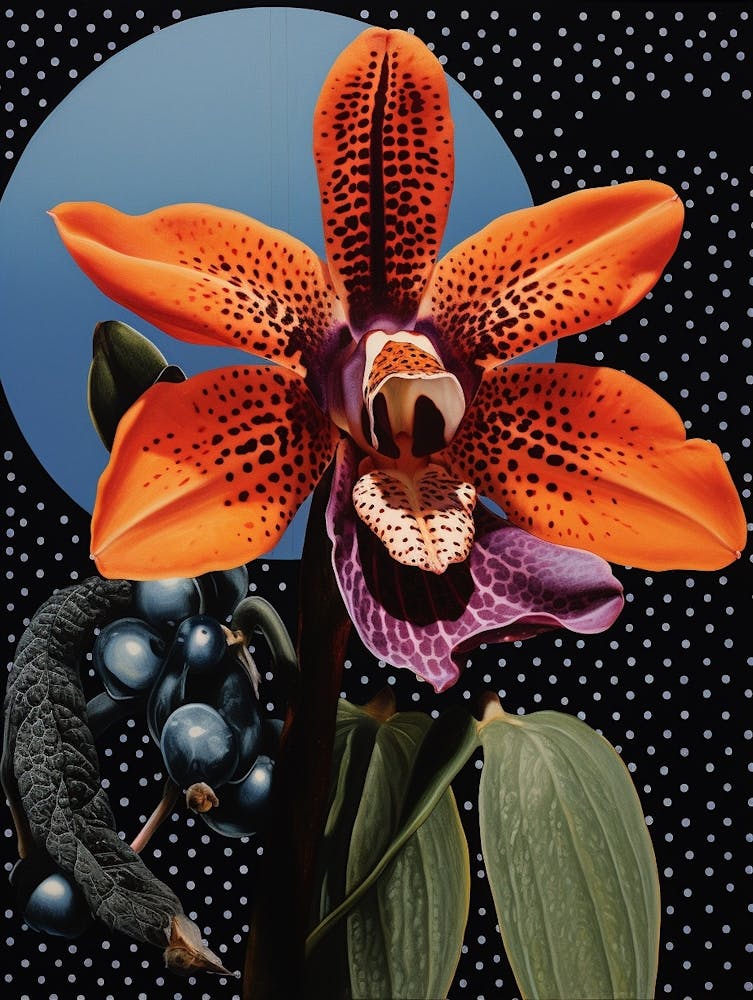 Surreal Florals Orchid 2 Flower Painting