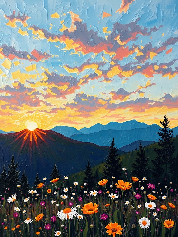 Sunset In The Mountains 6