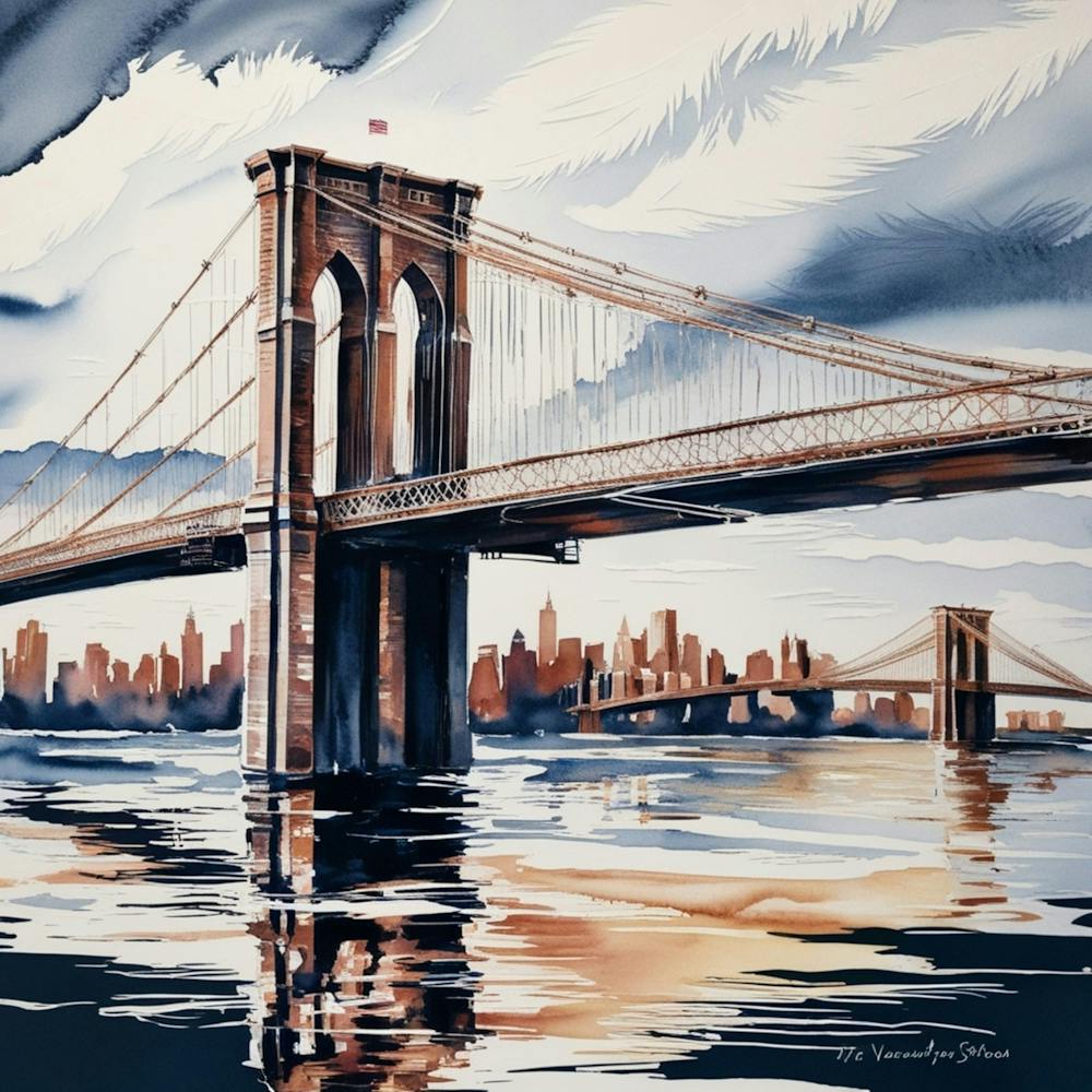 Brooklyn Bridge Painting
