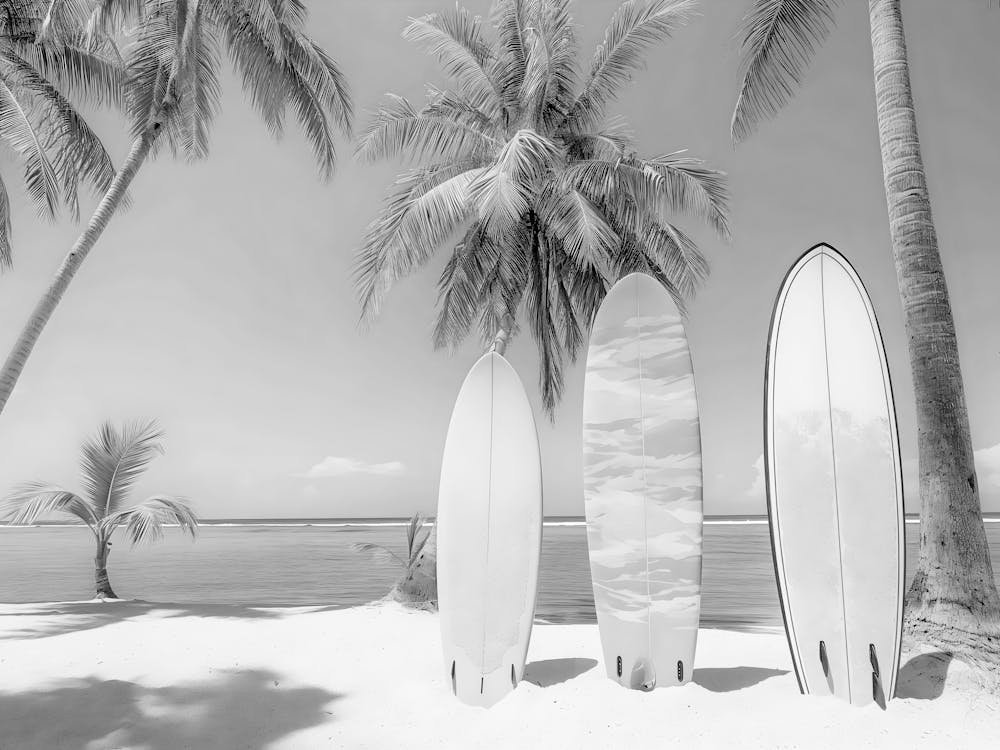 Surfboards On The Beach 5