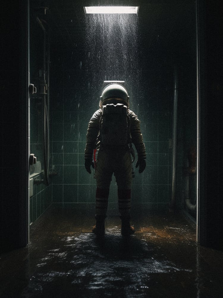 Spaceman In The Shower