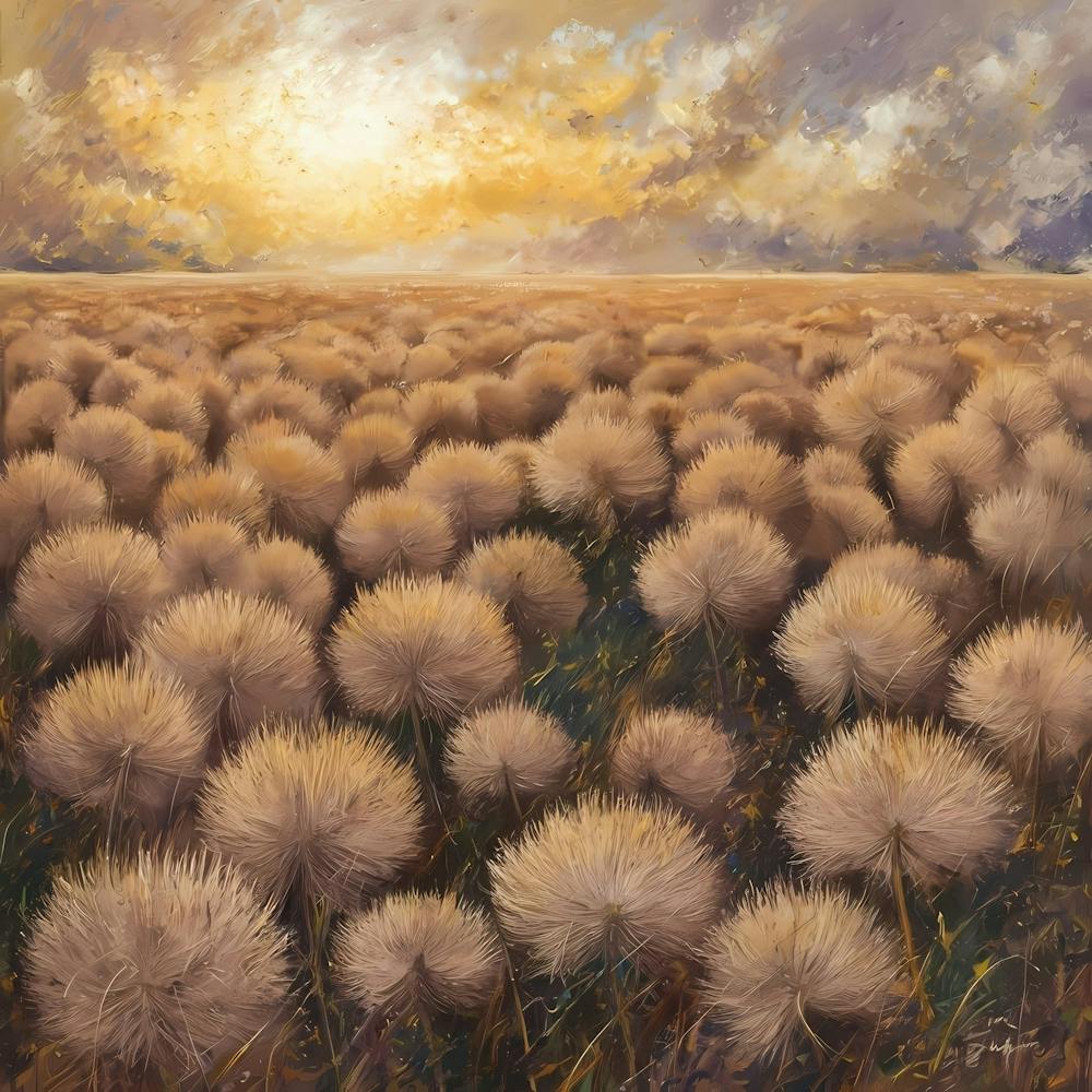 Field Of Dandelion
