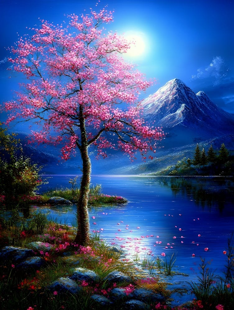 Tree In The Moonlight 4