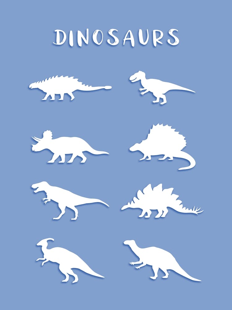 Blue Dinosaurs Set
