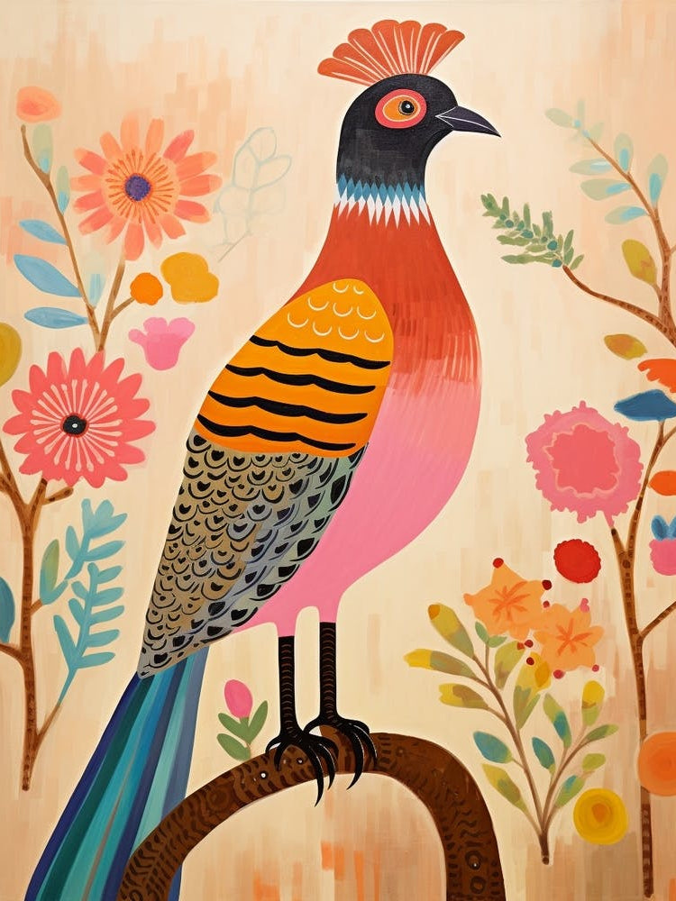 Pink Scandi Pheasant 5