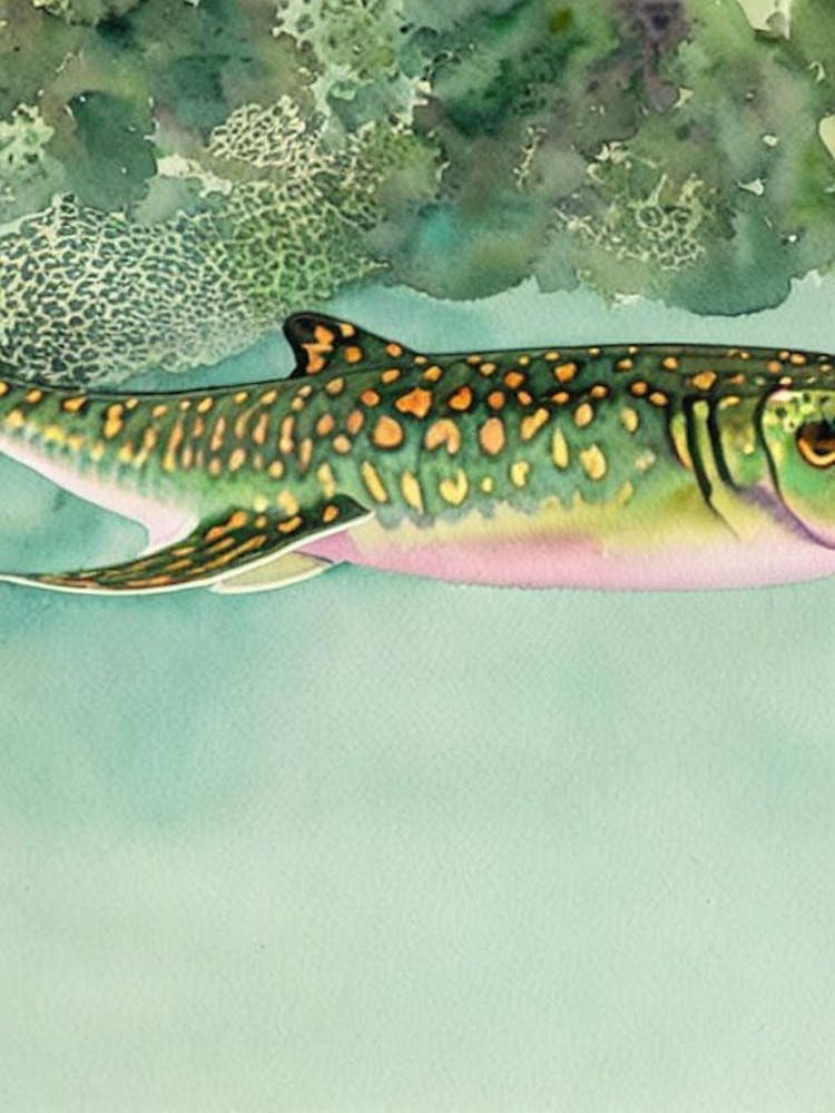 Leopard Shark Storybook Watercolour