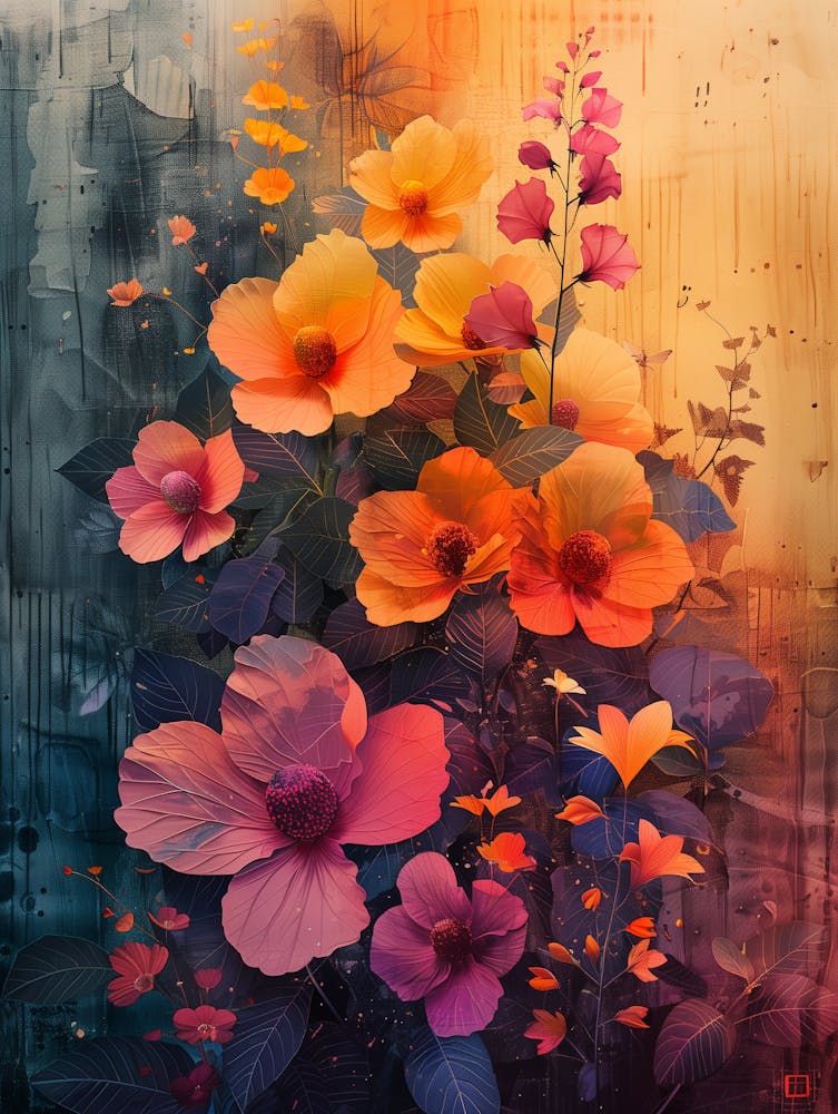 Abstrakte Blumen 8