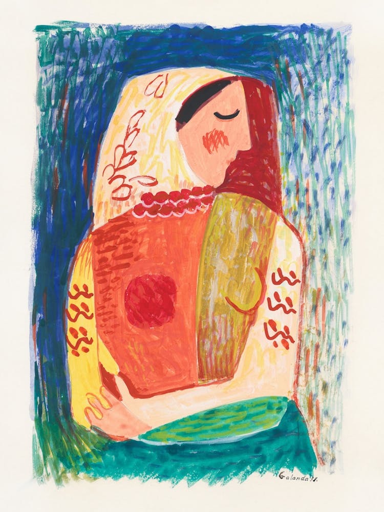 Woman With A Shawl
