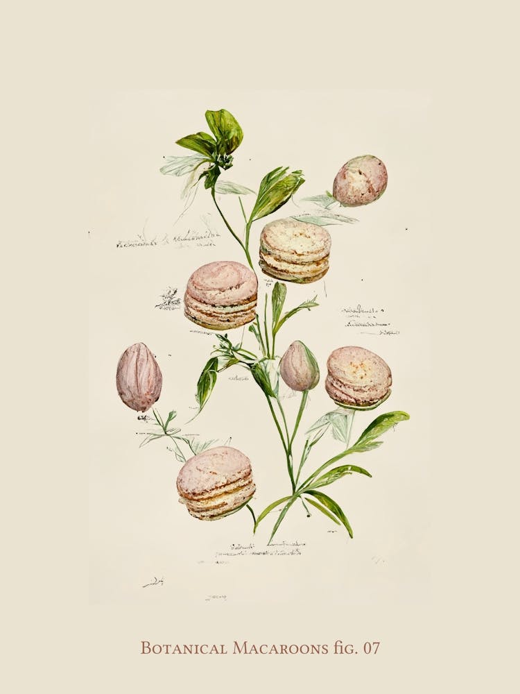 Vintage Botanical Macaroons 07