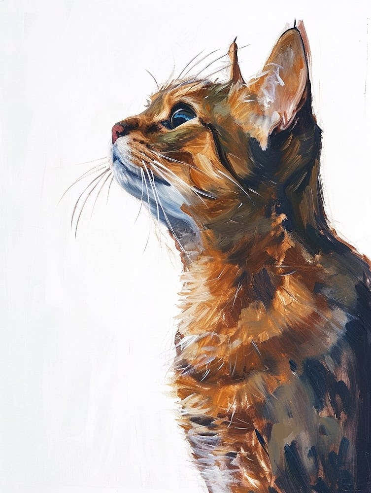 Manx Cat Painting 1