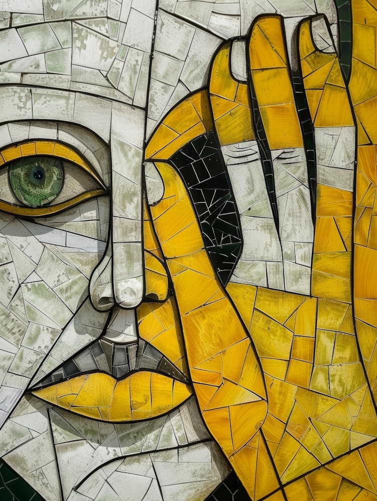 Visage en Mosaïque