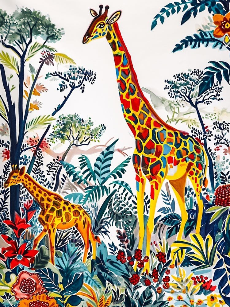 Cute Patterns Of Giraffes In The Wild 1
