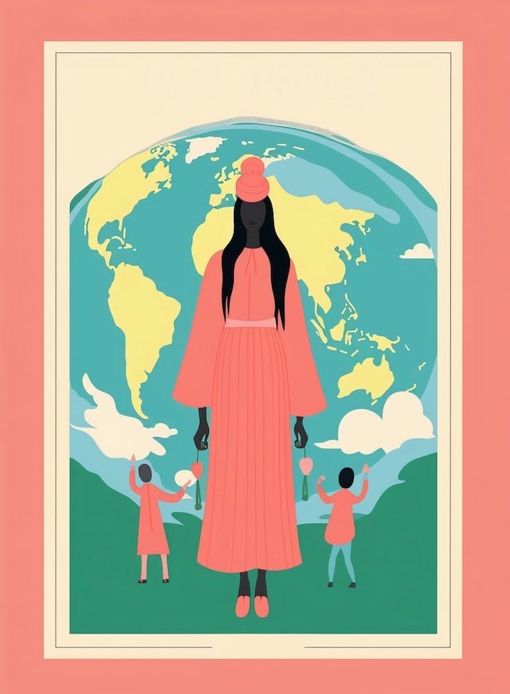 Tarot Card Style The World 2