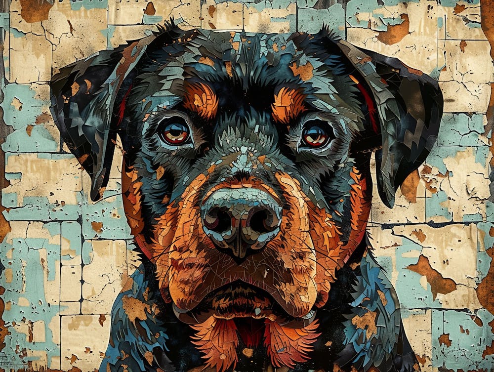 Rottweiler Fine Art Portrait 1