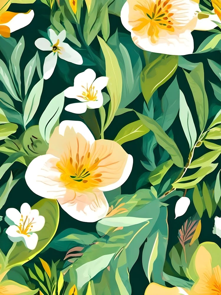 Floral Seamless Pattern 1