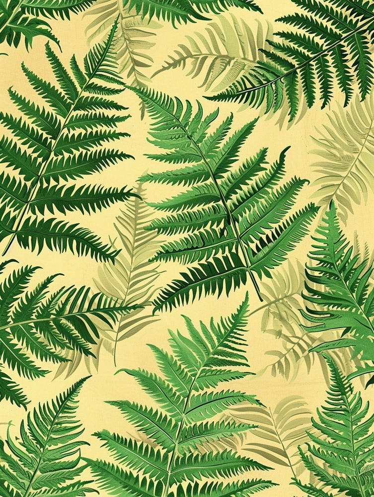 Pattern Poster Royal Fern 2