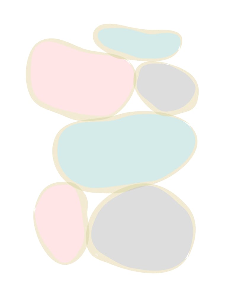 Pastel Stones One