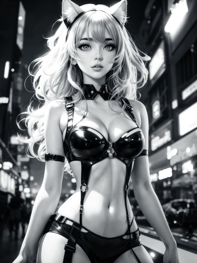 In the sexy world of hentai and anime, she's a blonde cosplay vision of captivating beauty, sensuality, and cuteness.