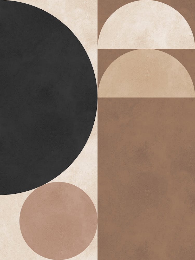 Geometric harmony in brown 5